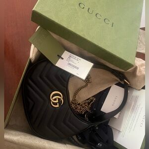 Gucci Marmont Half Moon Shaped Bag SOLD!